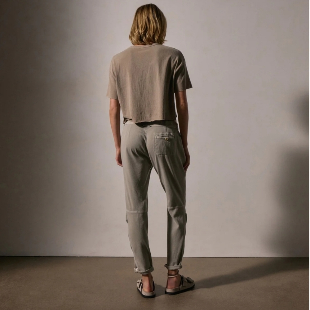James Perse Soft Drape Pant In Driftwood - Picture 2 of 8